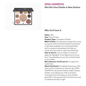Ofra cosmetics pallet
